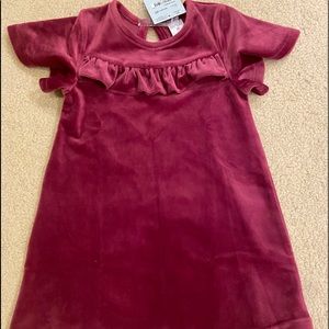 Girls Size 3T Purple Mauve Velvet Dress Okie Dokie New with Tags